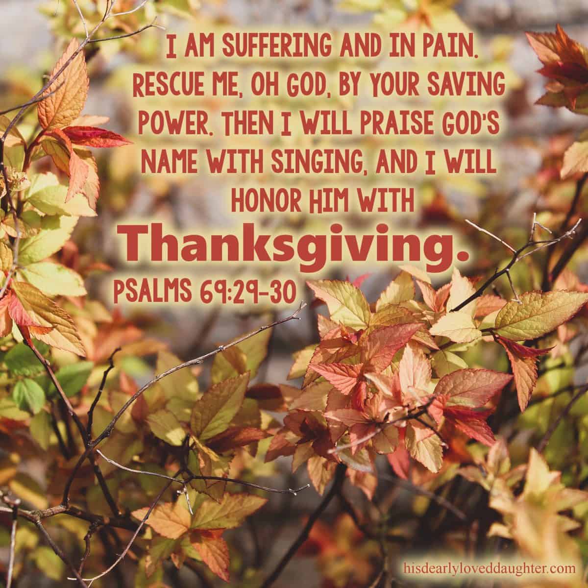 20 Psalms Of Thanksgiving And Praise - His Dearly Loved Daughter Ministries