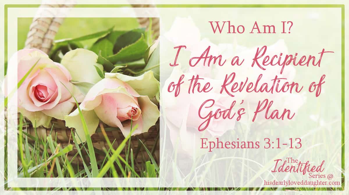 I am a recipient of the revelation of God's plan - His Dearly Loved ...